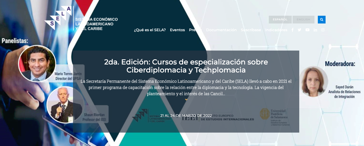 2da. Edición: «Cursos de especialización sobre Ciberdiplomacia y  Techplomacia»